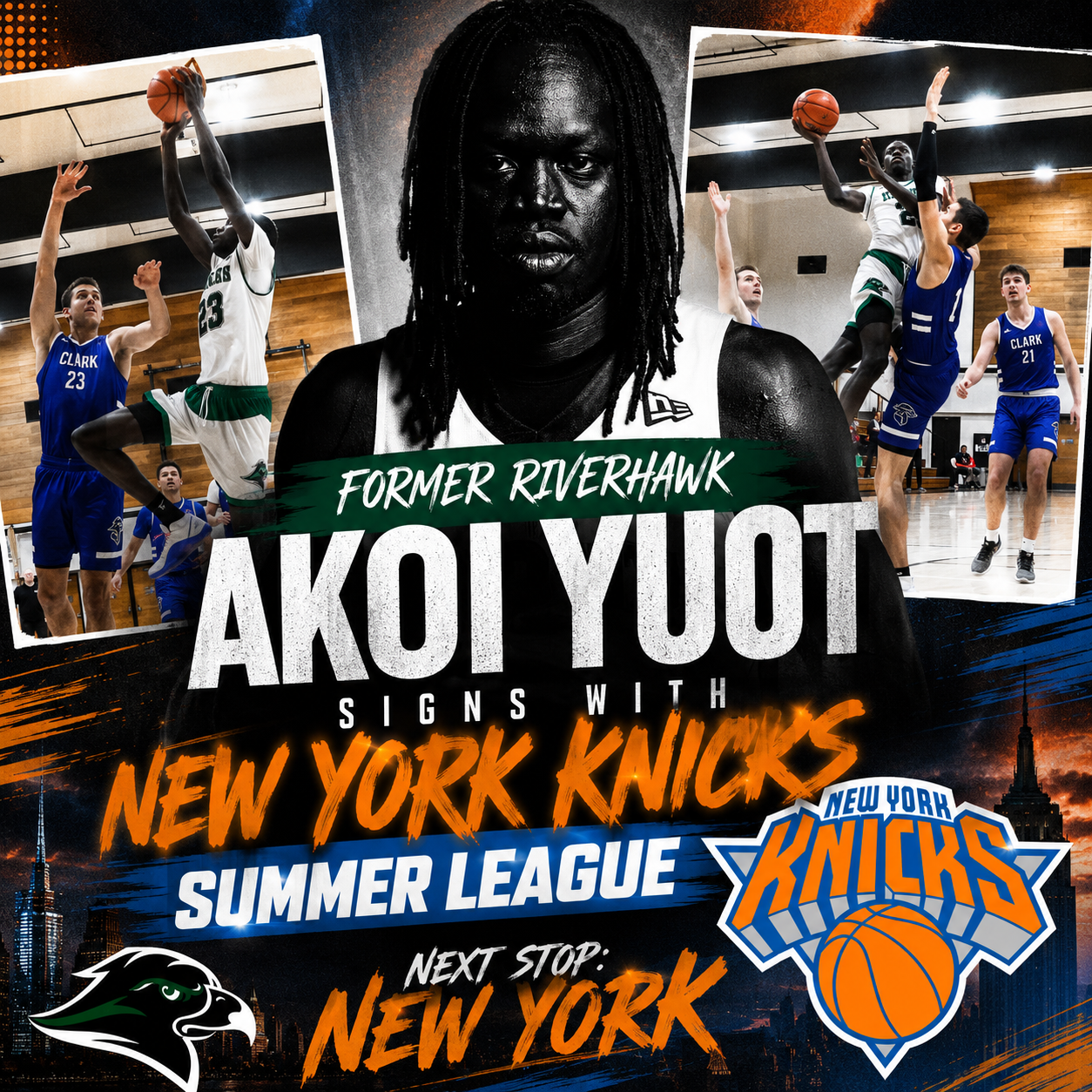 Former RiverHawk Signs with New York Knicks