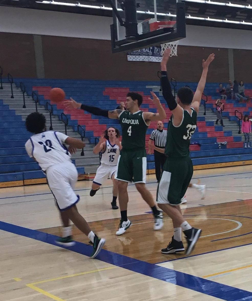 Umpqua Men Win at Lane