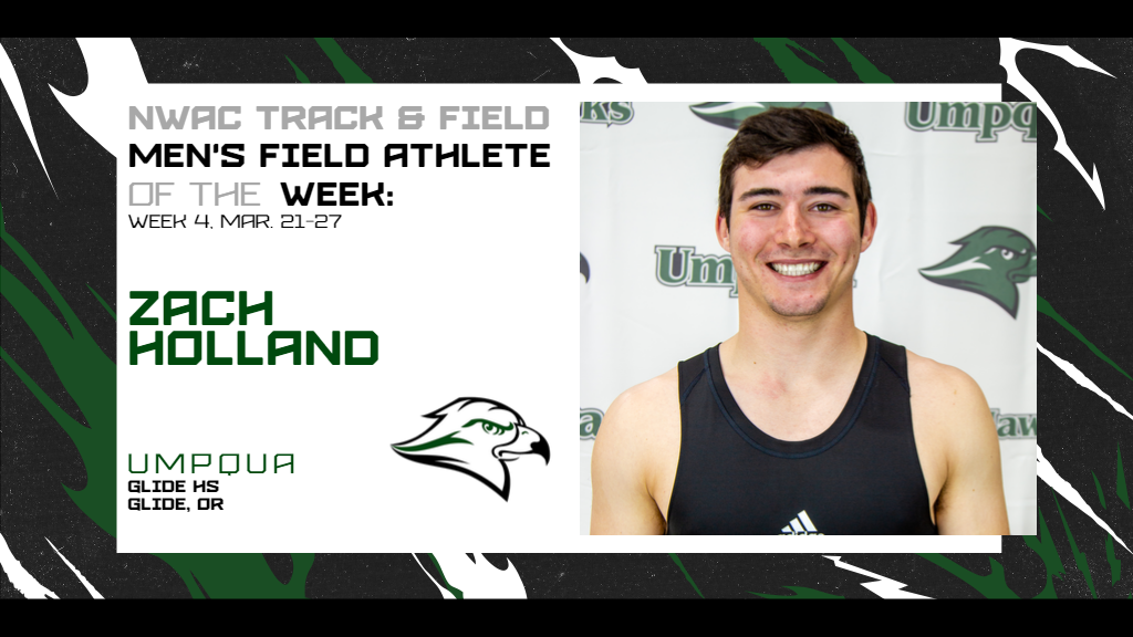 Week 4 Men's Field Athlete of the Week, Zach Holland