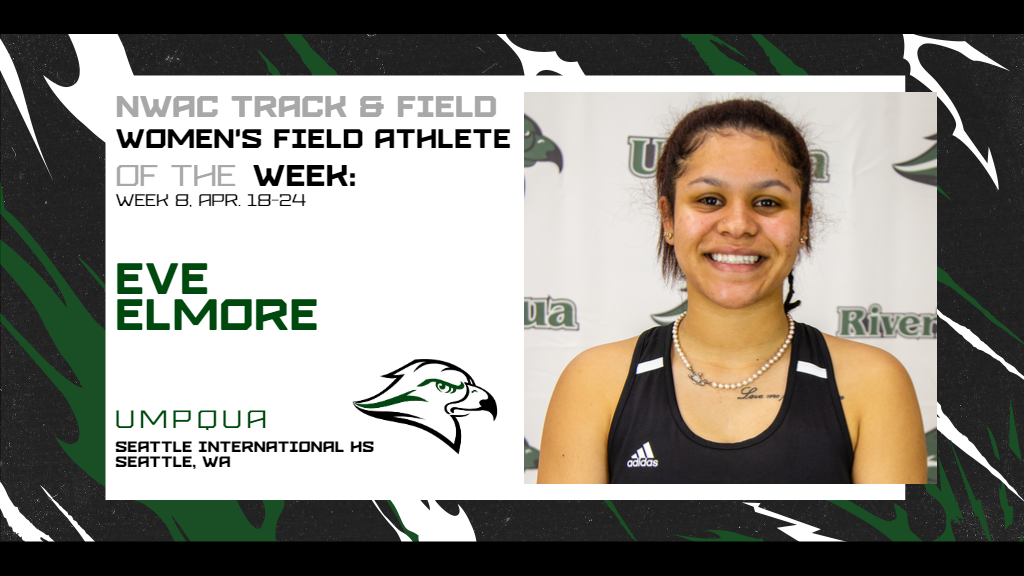 Week 8 Women's Field Athlete of the Week, Eve Elmore