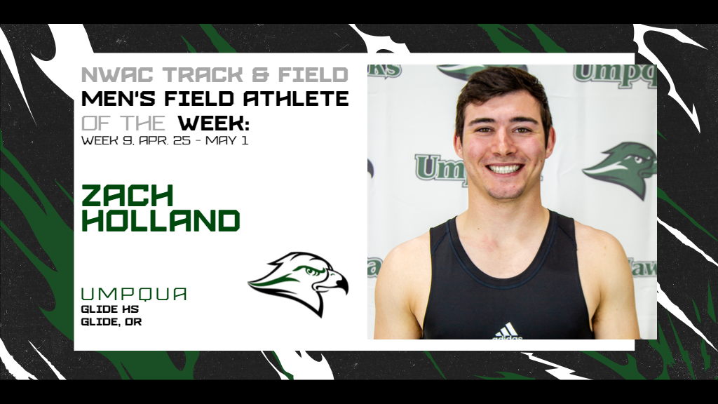Week 9 Men's Field Athlete of the Week, Zach Holland