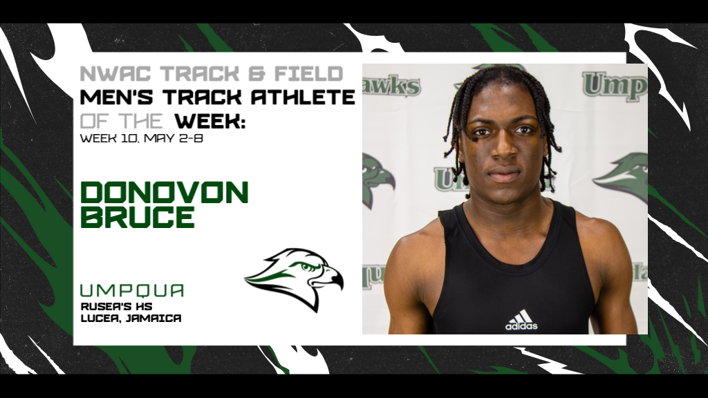Week 10 Men's Track Athlete of the Week, Donovon Bruce
