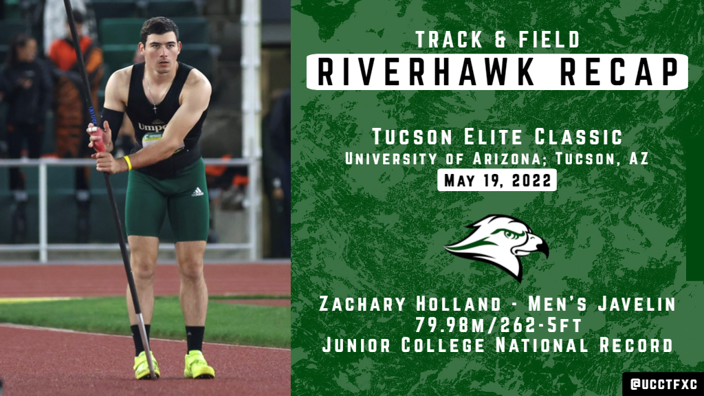 Holland Breaks Junior College National Record (Again) in Men's Javelin