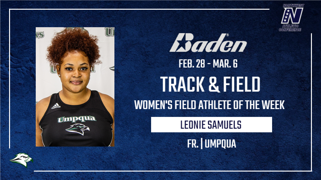 Week 1 Women's Field Athlete of the Week, Leonie Samuels