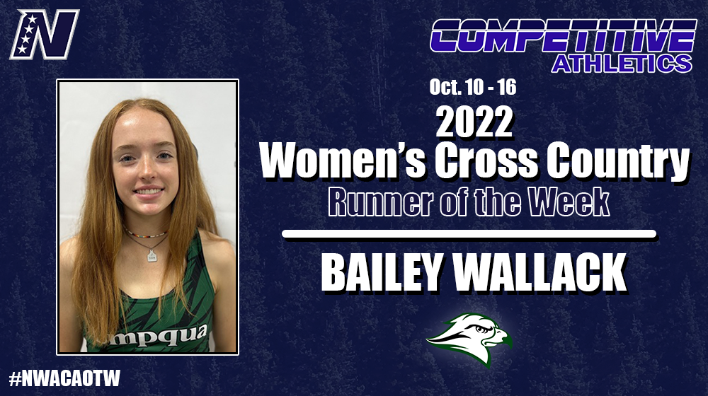 Bailey Wallack, Women's Cross Country Runner of the Week, Oct. 10-16th